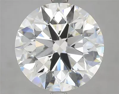 5.51ct K SI1 Rare Carat Ideal Cut Round Diamond