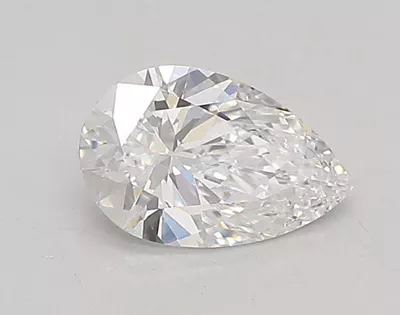 0.53ct D VVS2 Rare Carat Ideal Cut Pear Lab Grown Diamond