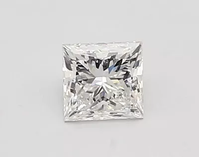 0.62ct D VVS2 Rare Carat Ideal Cut Princess Lab Grown Diamond