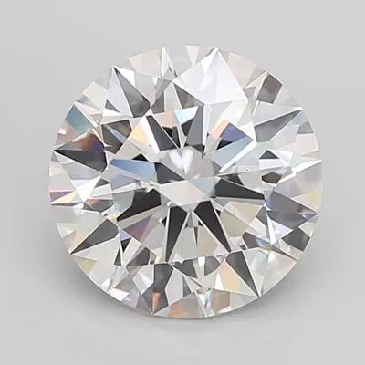5.34ct F VS1 Rare Carat Ideal Cut Round Lab Grown Diamond
