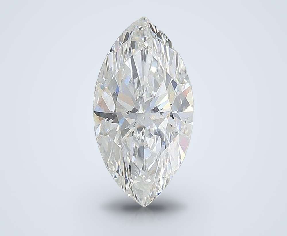 2.06ct D VVS2 Rare Carat Ideal Cut Marquise Lab Grown Diamond