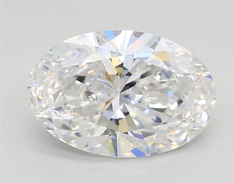 1.51ct D SI1 Rare Carat Ideal Cut Oval Lab Grown Diamond