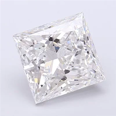 4.07ct E VS2 Rare Carat Ideal Cut Princess Lab Grown Diamond