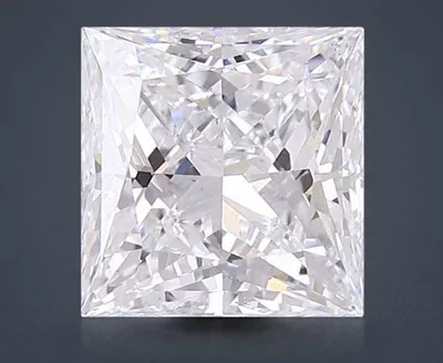 4.07ct E VS2 Rare Carat Ideal Cut Princess Lab Grown Diamond