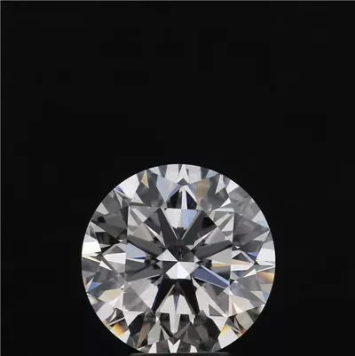 3.74ct F SI1 Rare Carat Ideal Cut Round Diamond