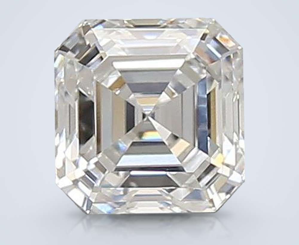 0.99ct E VS1 Rare Carat Ideal Cut Asscher Lab Grown Diamond