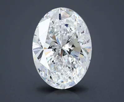 3.52ct D SI2 Rare Carat Ideal Cut Oval Diamond