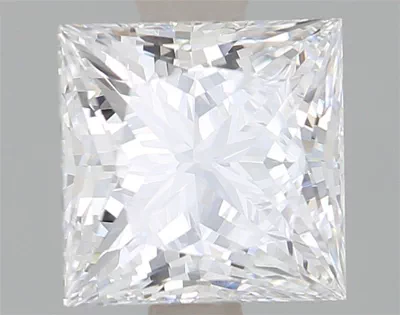 1.57ct D VVS2 Rare Carat Ideal Cut Princess Lab Grown Diamond