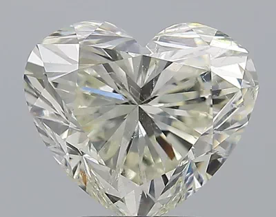 3.01ct J SI2 Rare Carat Ideal Cut Heart Diamond
