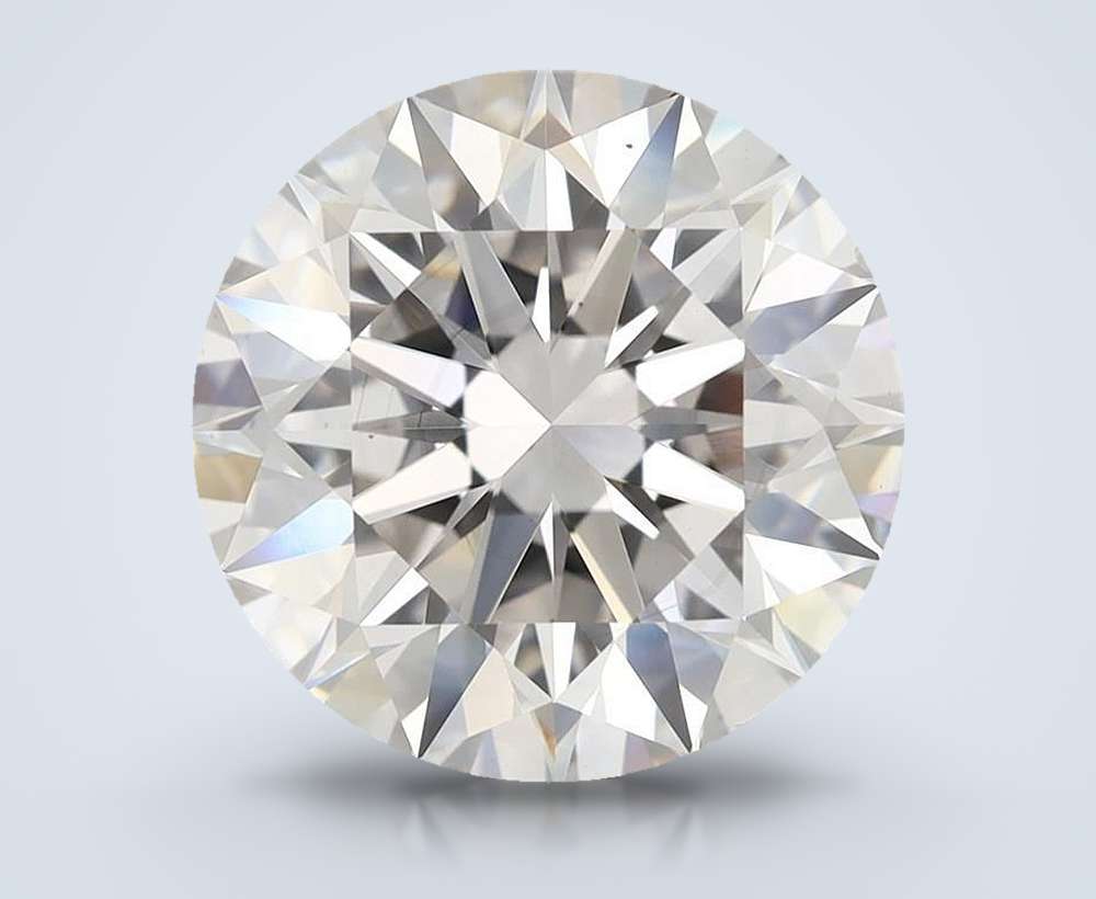 7.01ct G VS2 Excellent Cut Round Lab Grown Diamond