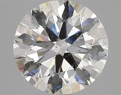 3.04ct I SI2 Rare Carat Ideal Cut Round Diamond