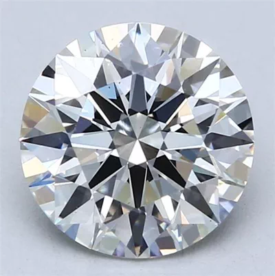 2.51ct F VS2 Rare Carat Ideal Cut Round Lab Grown Diamond