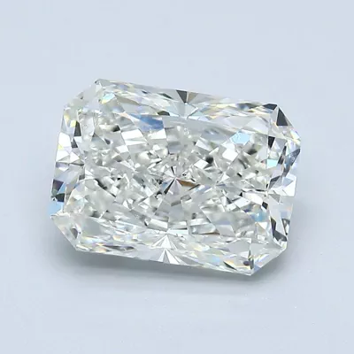 3.51ct I SI2 Rare Carat Ideal Cut Radiant Diamond