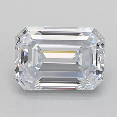 1.55ct F IF Excellent Cut Emerald Lab Grown Diamond