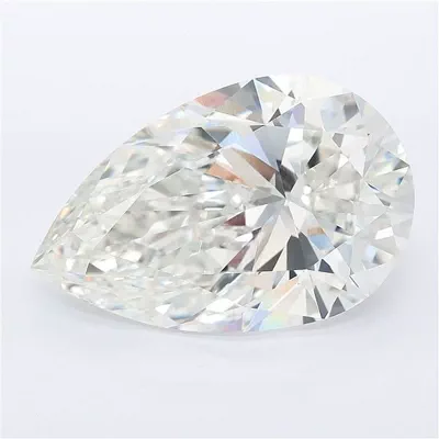 13.10ct G VVS2 Rare Carat Ideal Cut Pear Lab Grown Diamond