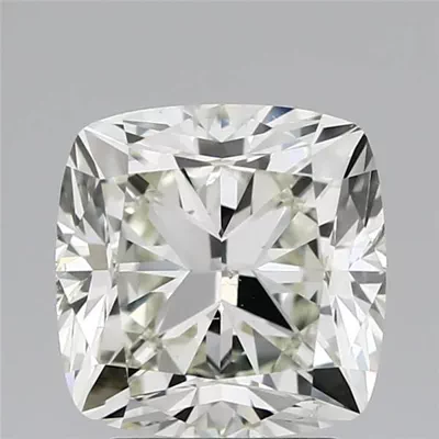 2.81ct J SI1 Very Good Cut Cushion Diamond