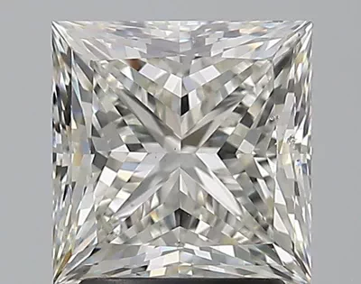 2.20ct I SI1 Rare Carat Ideal Cut Princess Diamond