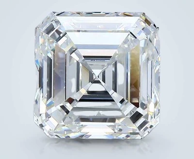 6.01ct H VVS2 Excellent Cut Asscher Diamond