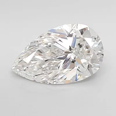 2.41ct E VVS2 Rare Carat Ideal Cut Pear Lab Grown Diamond