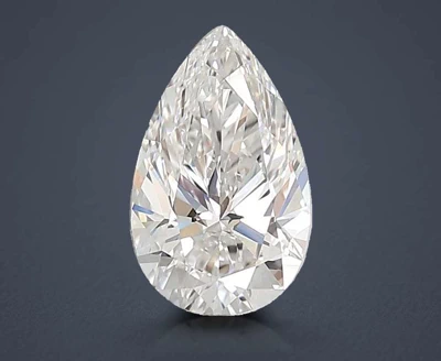 2.41ct E VVS2 Rare Carat Ideal Cut Pear Lab Grown Diamond