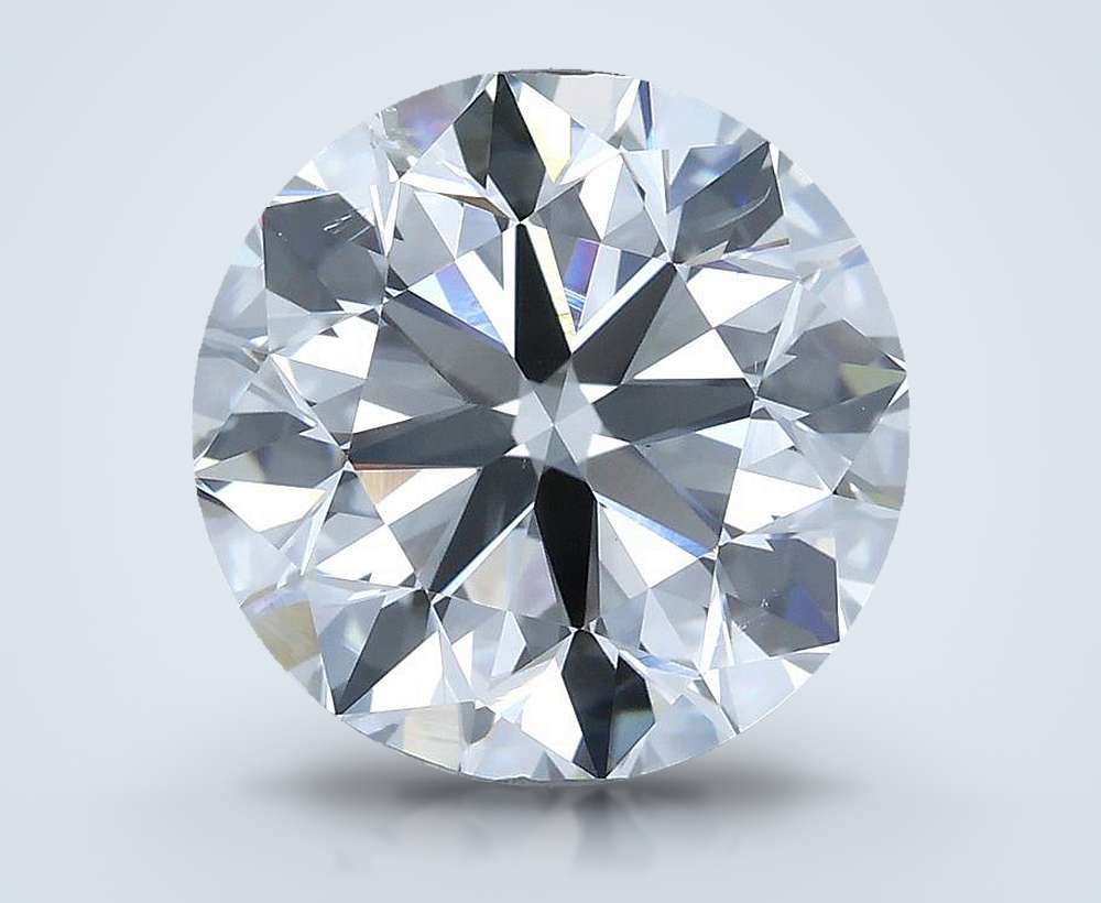 2.87ct H SI1 Excellent Cut Round Diamond