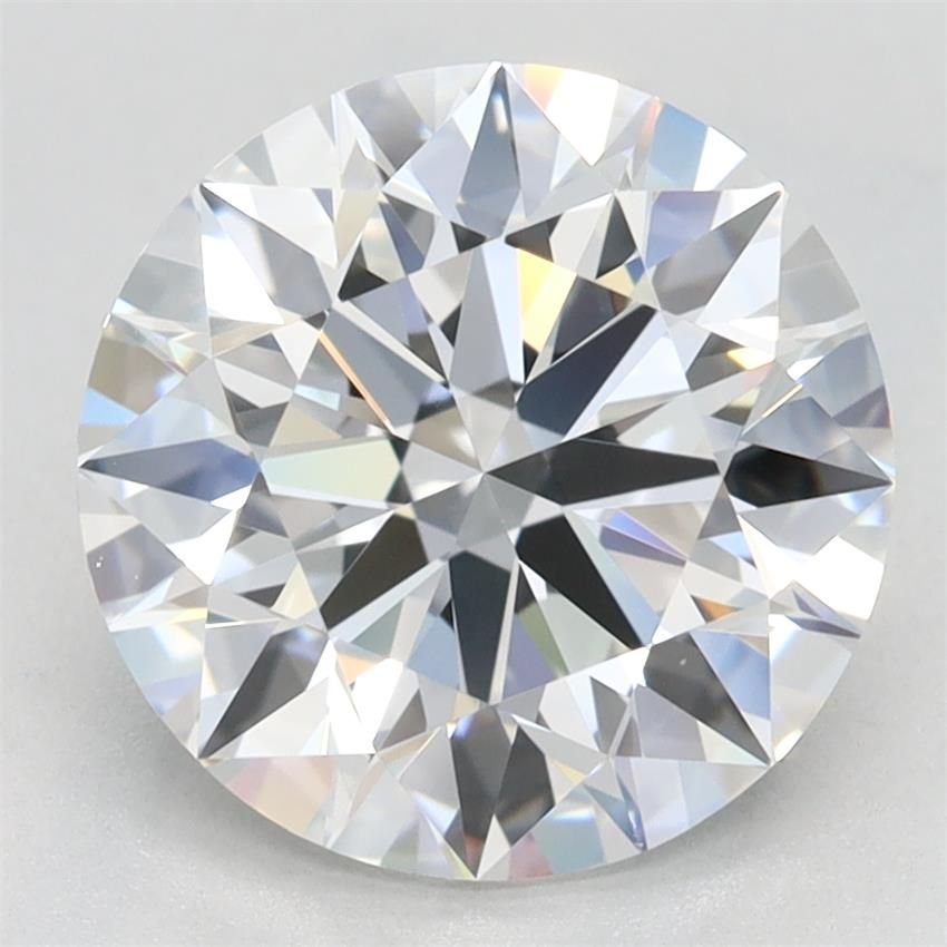 2.92ct D VVS1 Rare Carat Ideal Cut Round Lab Grown Diamond