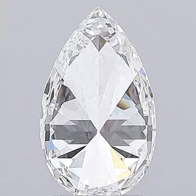 15.03ct F VVS2 Rare Carat Ideal Cut Pear Lab Grown Diamond