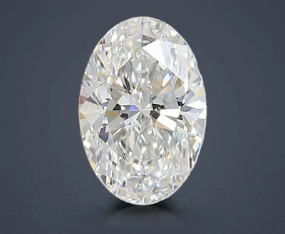 0.97ct D VVS1 Rare Carat Ideal Cut Oval Lab Grown Diamond