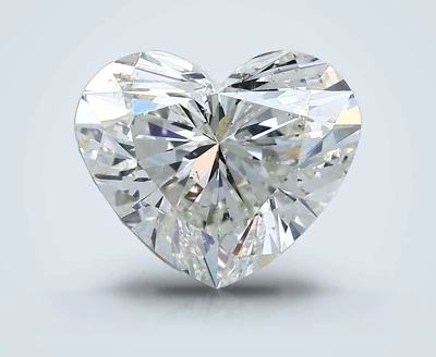 3.02ct J SI2 Rare Carat Ideal Cut Heart Diamond