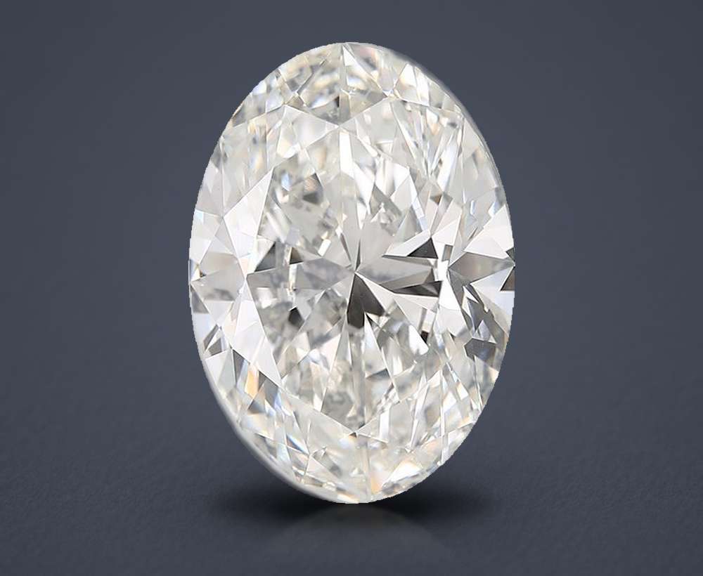 25.03ct F VS1 Rare Carat Ideal Cut Oval Lab Grown Diamond