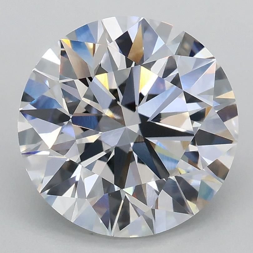 3.05ct D VVS2 Rare Carat Ideal Cut Round Lab Grown Diamond