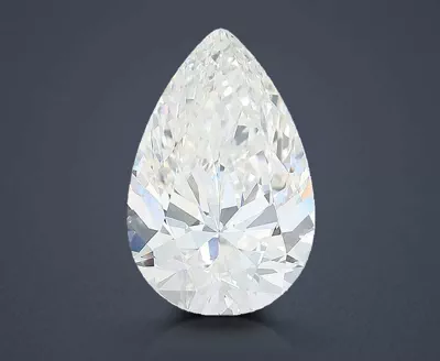 5.01ct G VVS2 Rare Carat Ideal Cut Pear Lab Grown Diamond