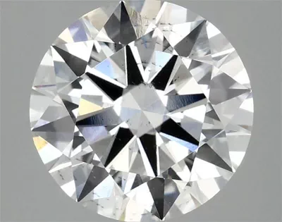 3.14ct F SI2 Very Good Cut Round Lab Grown Diamond