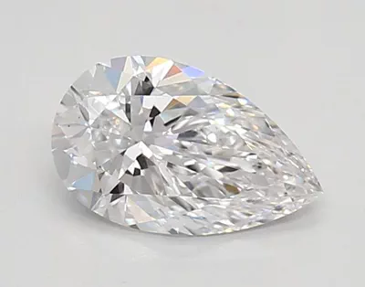0.86ct D VVS1 Rare Carat Ideal Cut Pear Lab Grown Diamond
