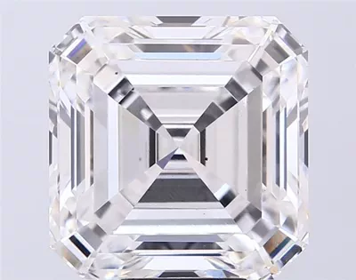 10.05ct F VS2 Rare Carat Ideal Cut Asscher Lab Grown Diamond