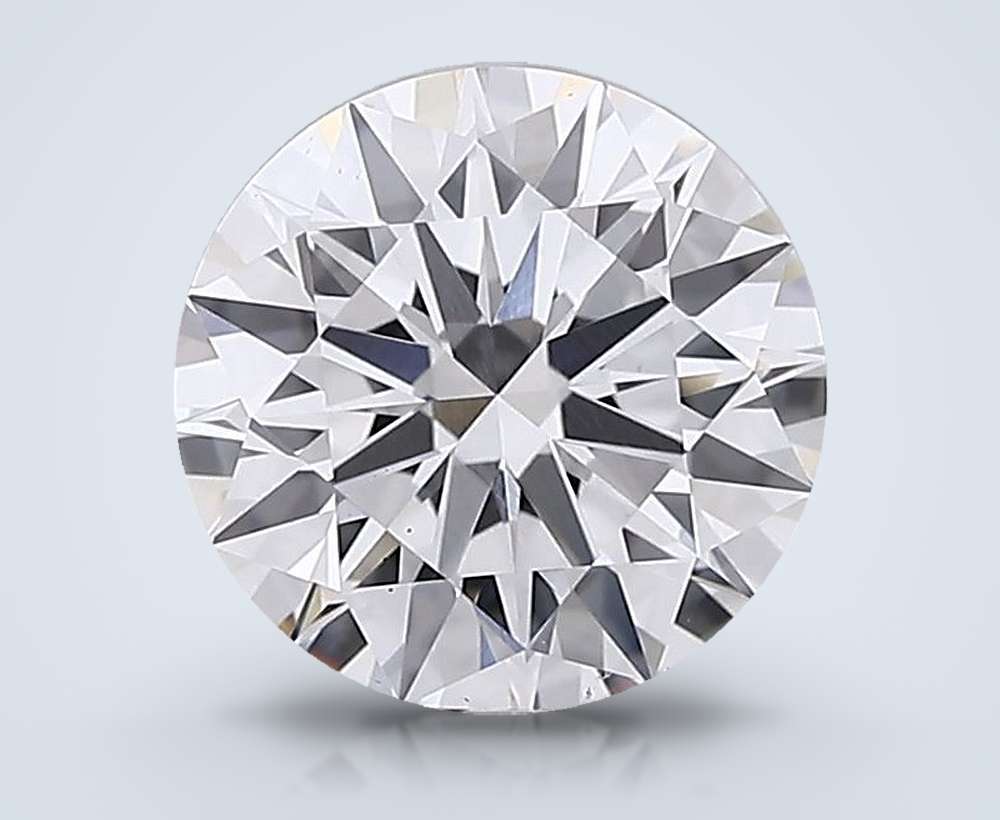 1.29ct F VS1 Rare Carat Ideal Cut Round Lab Grown Diamond