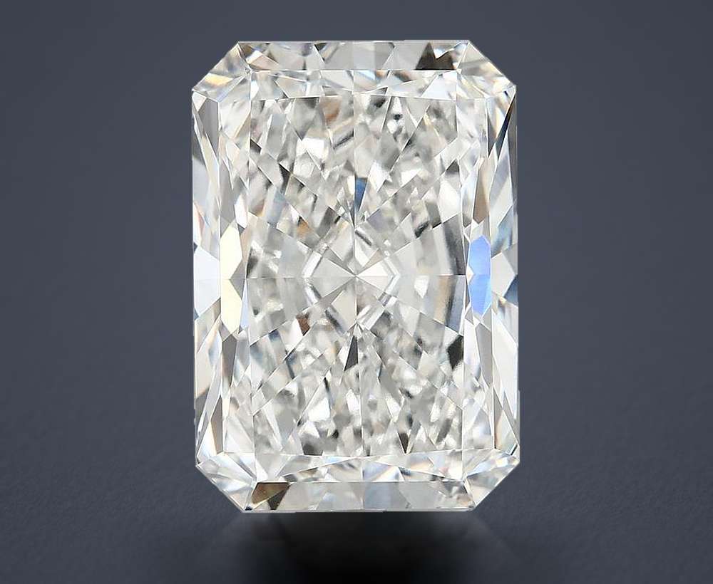 10.73ct F VVS2 Rare Carat Ideal Cut Radiant Lab Grown Diamond