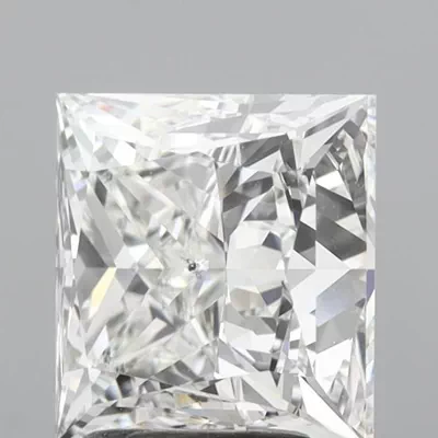 2.71ct H SI1 Very Good Cut Princess Diamond