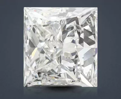 2.71ct H SI1 Very Good Cut Princess Diamond