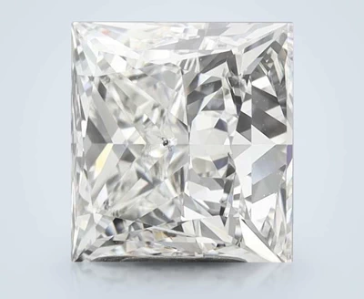 2.71ct H SI1 Very Good Cut Princess Diamond