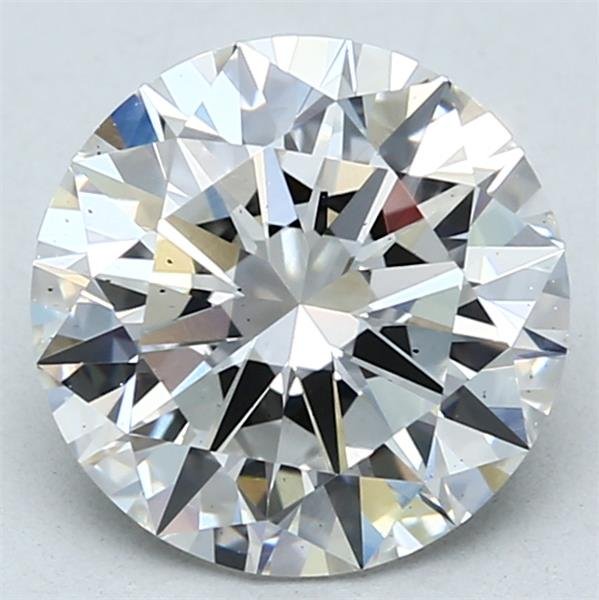 3.01ct F VS2 Excellent Cut Round Lab Grown Diamond