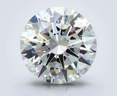 3.01ct F VS2 Excellent Cut Round Lab Grown Diamond