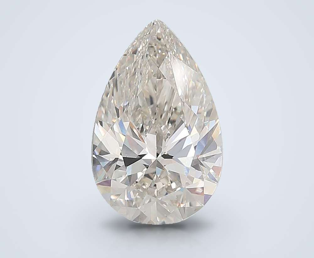11.57ct H VS1 Rare Carat Ideal Cut Pear Lab Grown Diamond