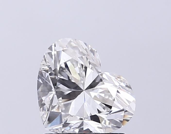 1.44ct F VS1 Rare Carat Ideal Cut Heart Lab Grown Diamond