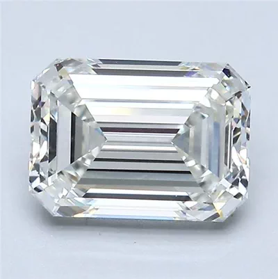 2.01ct I VVS2 Rare Carat Ideal Cut Emerald Diamond