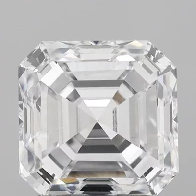 1.50ct E SI1 Very Good Cut Asscher Lab Grown Diamond