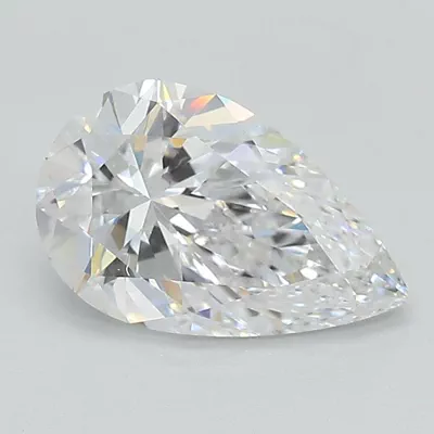 1.55ct D VS2 Rare Carat Ideal Cut Pear Lab Grown Diamond