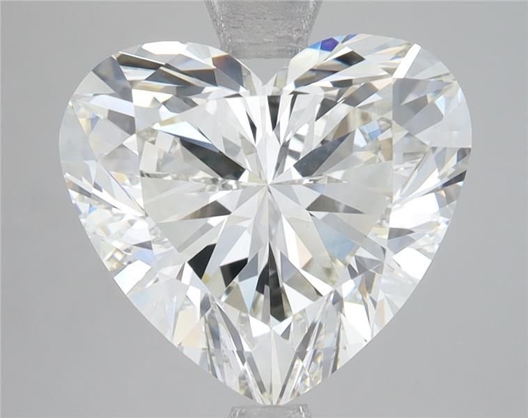 6.09ct G VVS2 Rare Carat Ideal Cut Heart Lab Grown Diamond