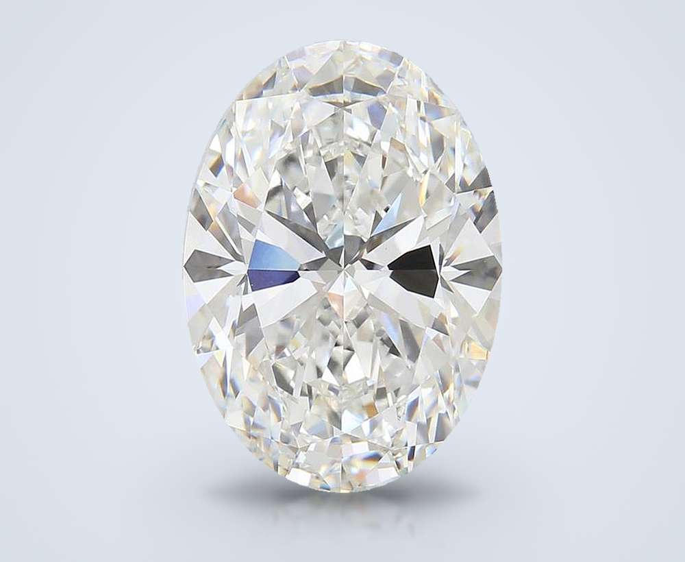 11.03ct F VVS2 Rare Carat Ideal Cut Oval Lab Grown Diamond