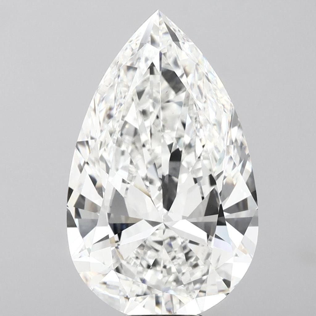 12.04ct F VVS2 Excellent Cut Pear Lab Grown Diamond